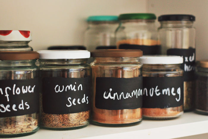 labeling spices