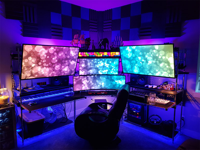 RGB gaming room