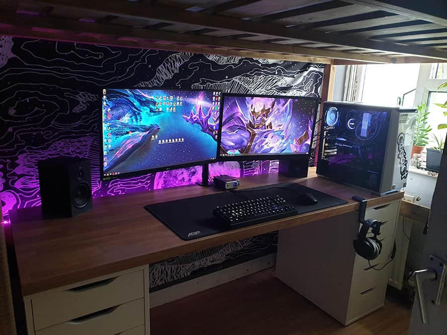 Ikea countertop on sale gaming desk